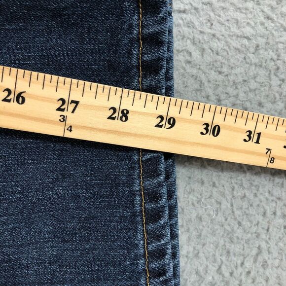 Carhartt Jeans Mens 38x30 Blue Denim Relaxed Fit Medium Wash Straight Workwear - Picture 8 of 8